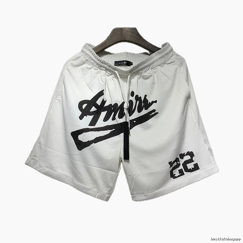 AMIRI Graffiti Street Style White Shorts
