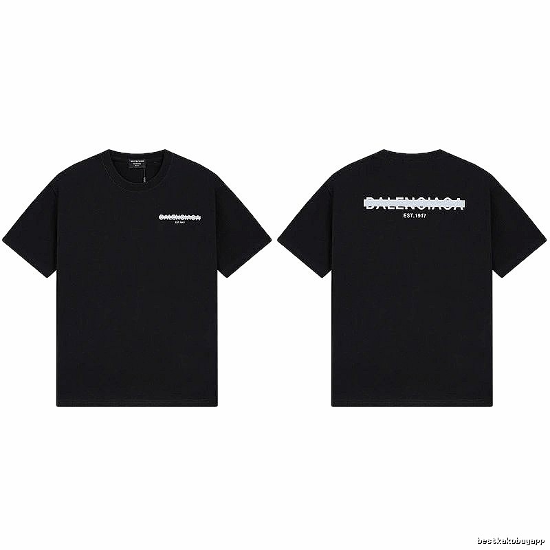 Balenciaga minimalist black T-shirt