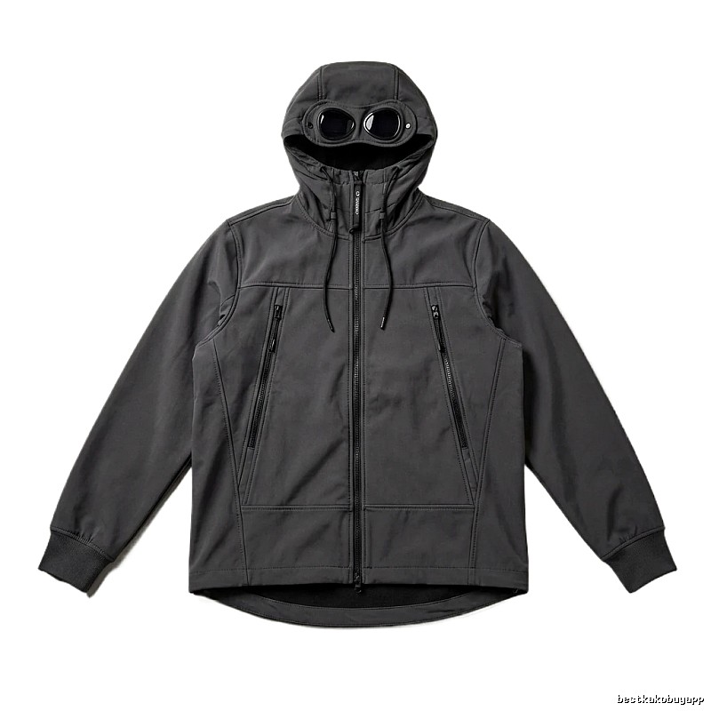 C.P. Hooded Functional Style Grey Coat