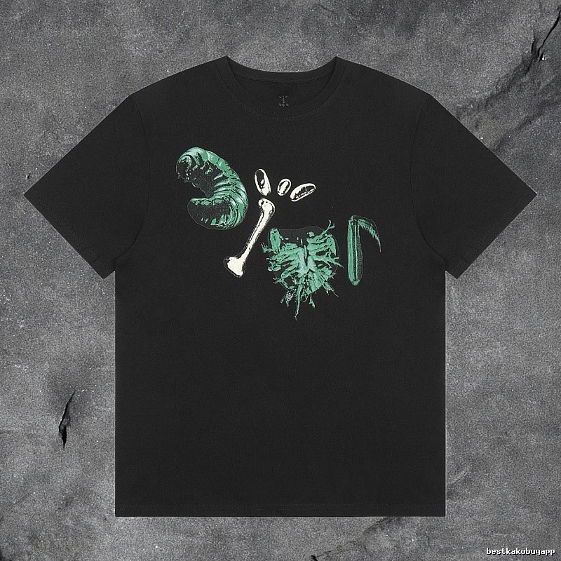 Denim Tears 2031-62 Black Graphic T-Shirt Outdoor Days