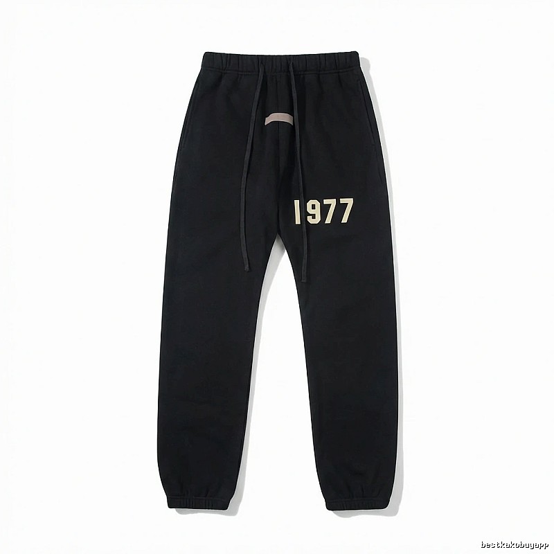 ESSENTIALS 1977 Wind Black Sweatpants