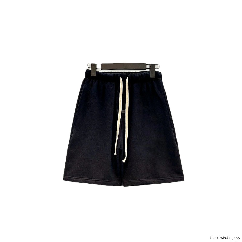ESSENTIALS Basic Black Shorts