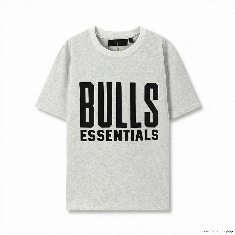 ESSENTIALS Bulls Style Grey T-shirt