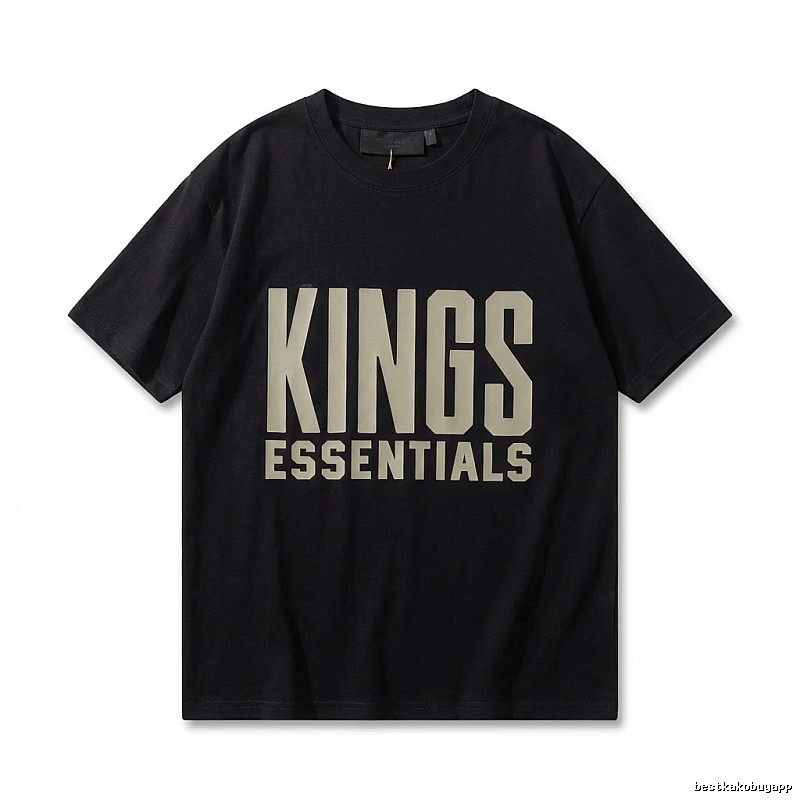 ESSENTIALS KINGS Style Black T - Shirt