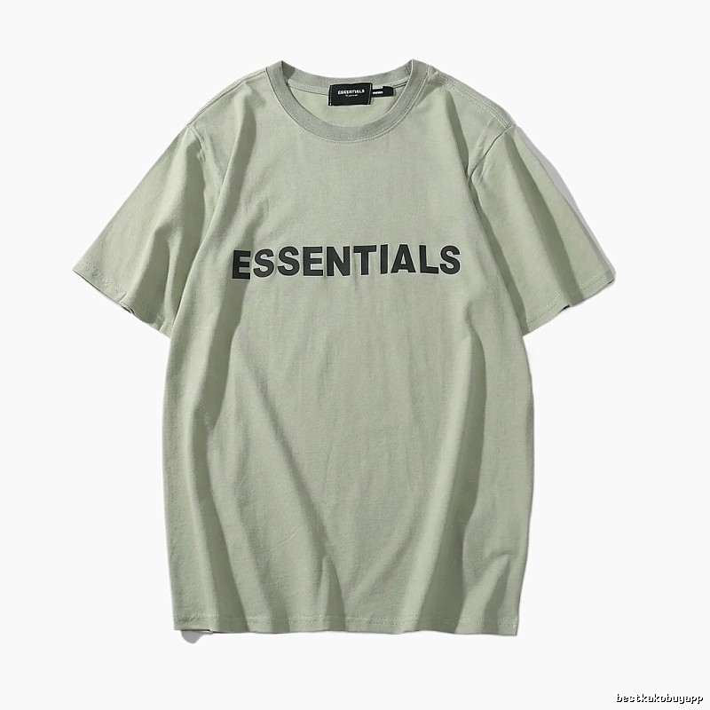 ESSENTIALS minimalist style light green T-shirt