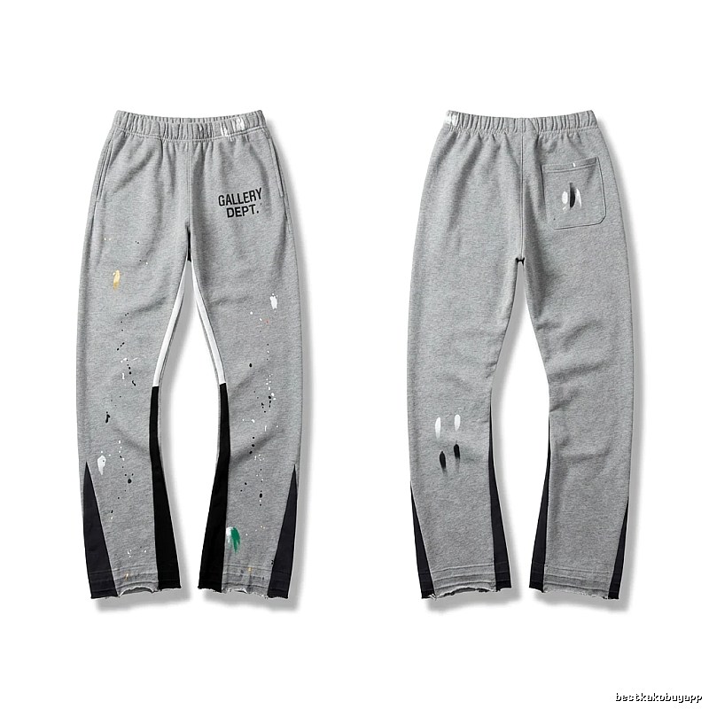 Gallery Dept Graffiti Style Gray Sweatpants