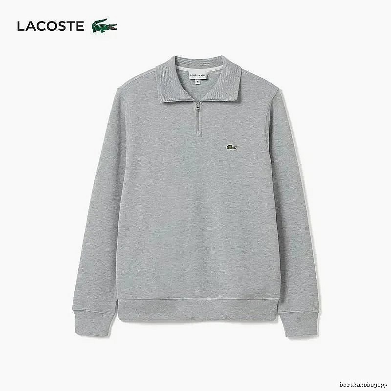 Lacoste Casual Quarter-zip sweatshirt Black Quarter Zip for Streetwear Looks