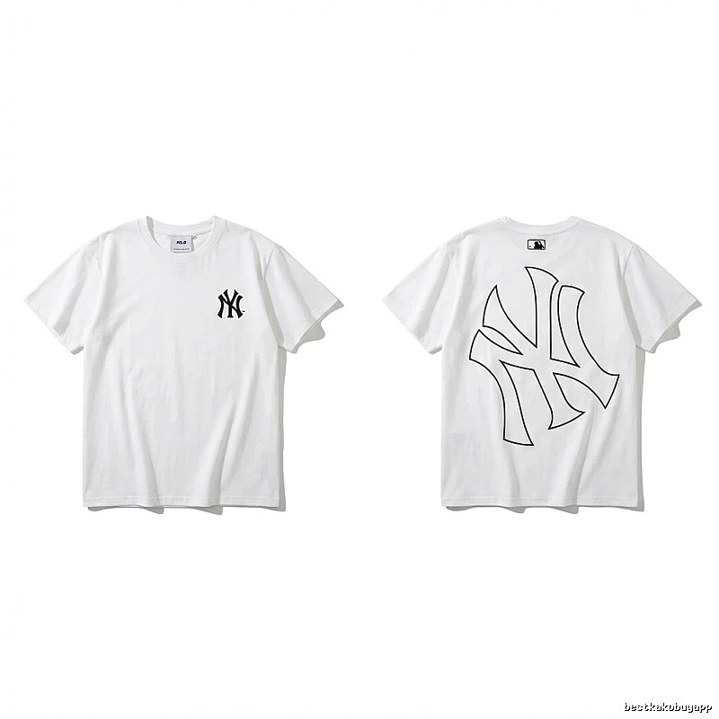 MLB New York Yankees minimalist style white T-shirt