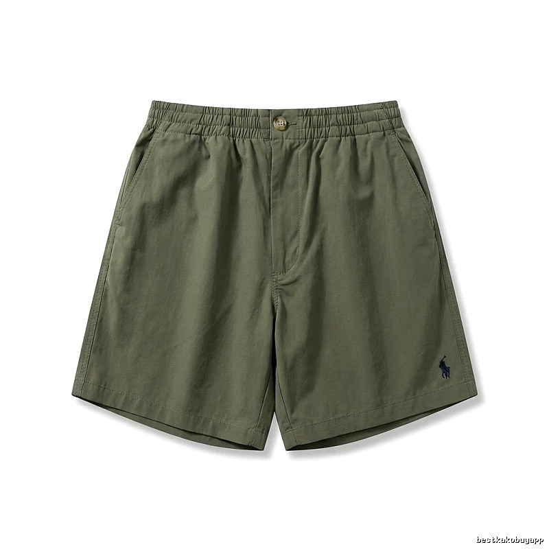Ralph Lauren's casual-style military green shorts