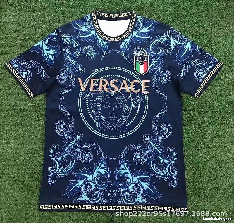 Real Madrid Blue Dragon Soccer Jersey Poolside Style