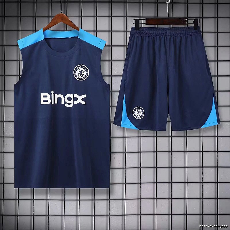 Real Madrid Urban Training jersey set Navy Sleeveless Top with Statement Pattern