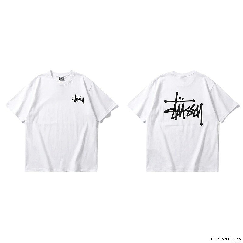 Stussy basic simple white T-shirt
