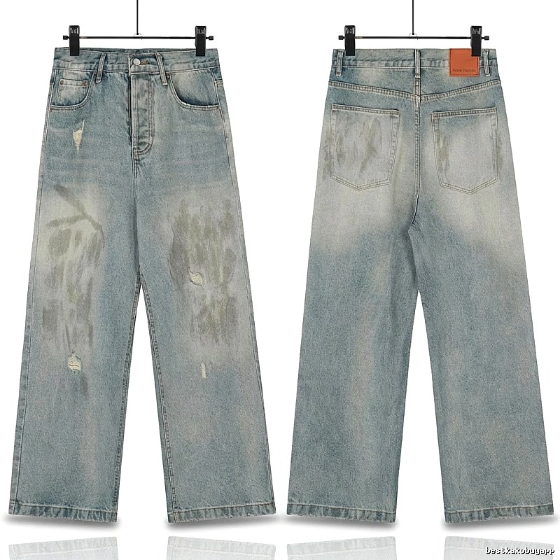 Acne Studios Ripped Retro - Style Jeans