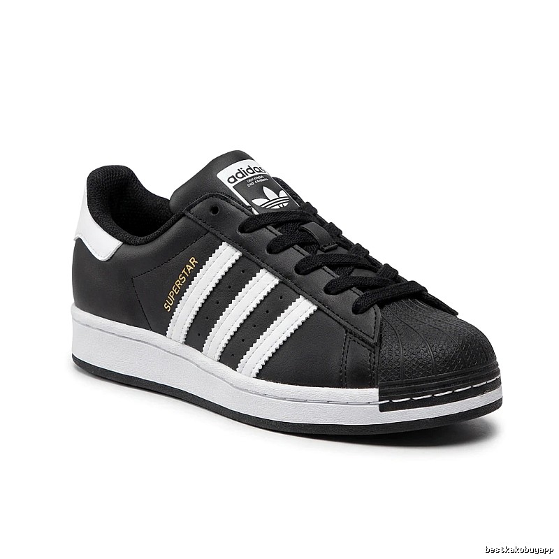 Adidas Superstar black and white classic sneakers