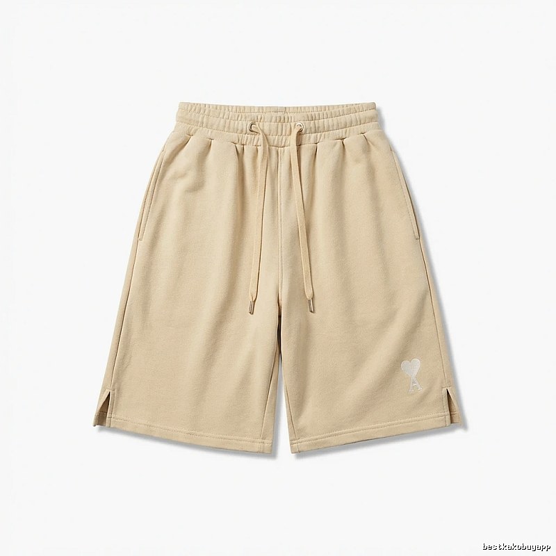AMI casual style khaki shorts