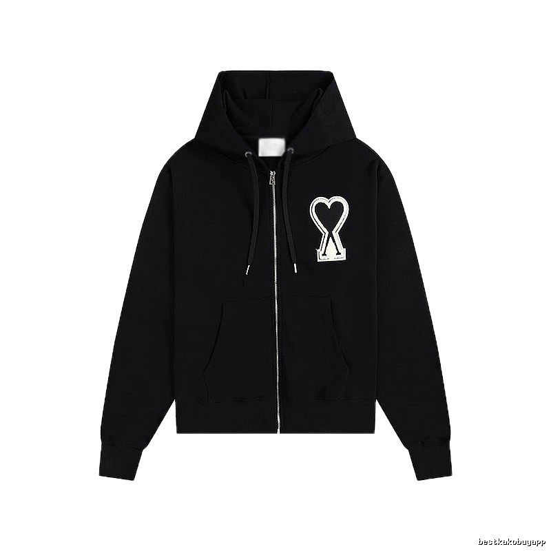 AMI Love Trendy and Cool Black Sweatshirt