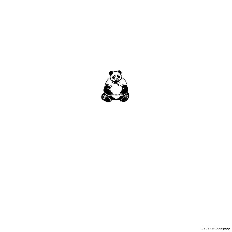 AMI Panda Print Style T-shirt