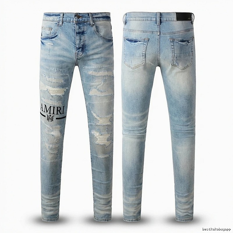 AMI Trendy Ripped Jeans