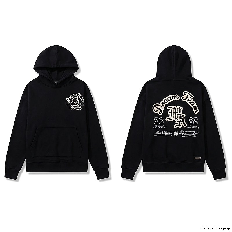 AMIRI Black Retro Hoodie