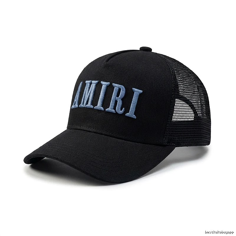 AMIRI Embroidered Trendy and Cool Black Hat