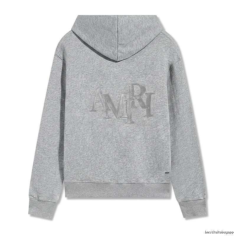 AMIRI grey minimalist style sweatshirt
