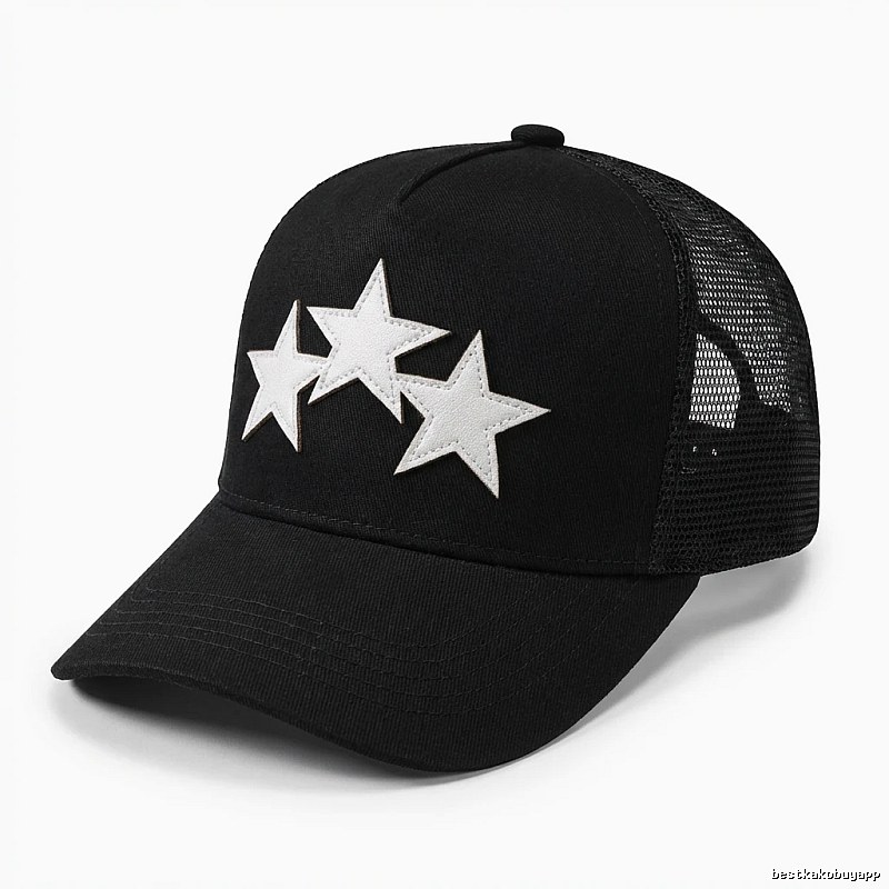 AMIRI Starry Trendy Cool Black Hat