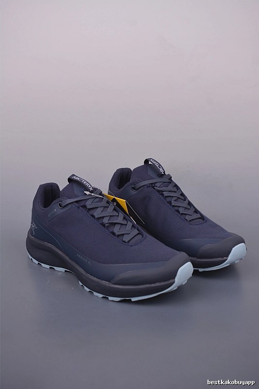 Arc'teryx Navy Blue Trail Sneakers and Treaded Trail Sole