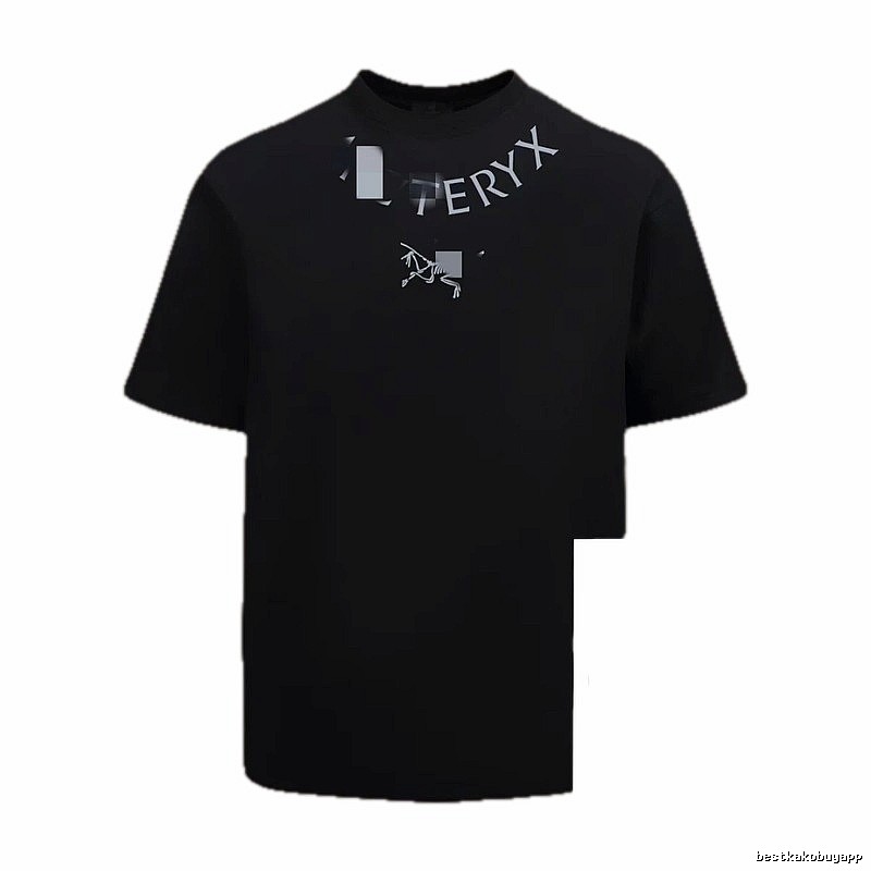 Arc'teryx Printed Functional Style Black Short Sleeve T-shirt
