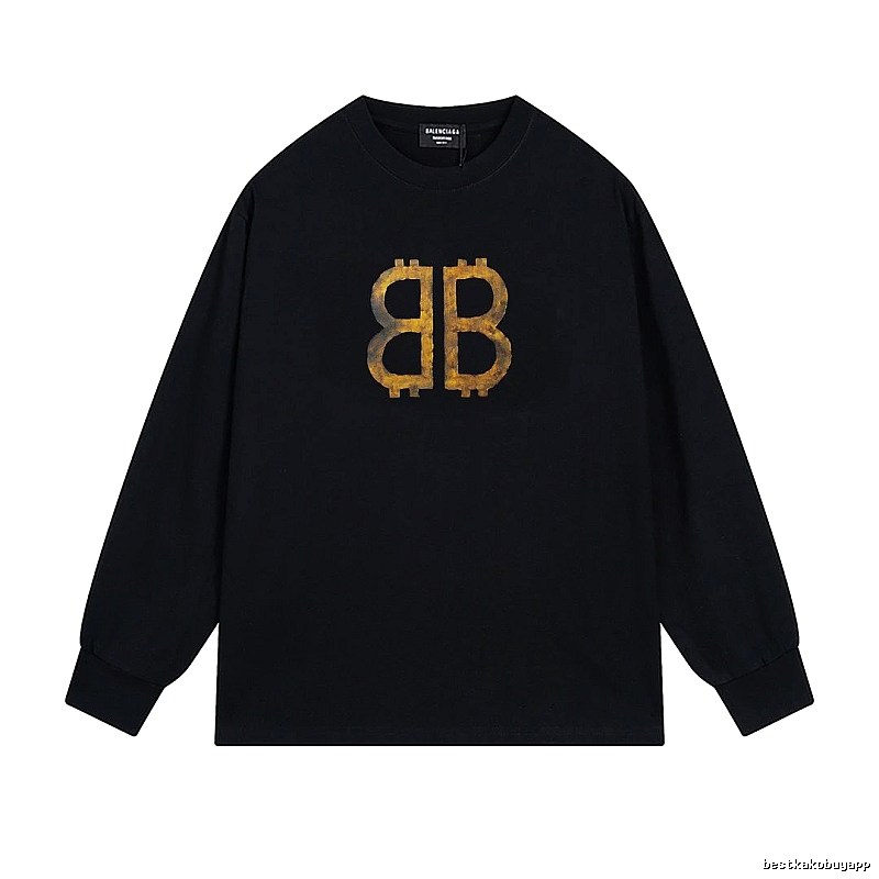 Balenciaga BB Print Black Sweatshirt