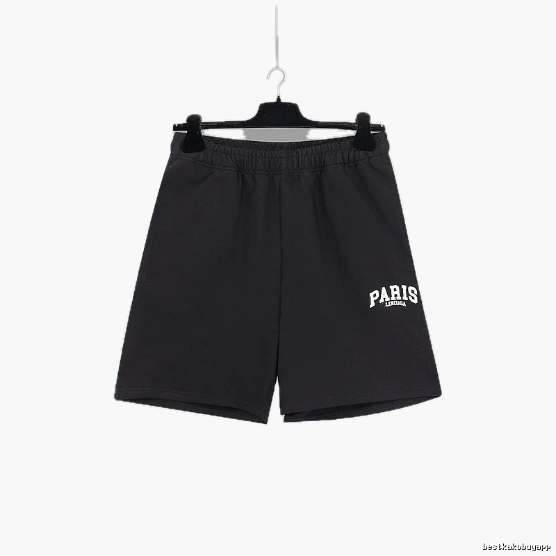 Balenciaga casual style black shorts
