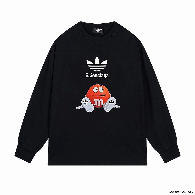 Balenciaga Co-branded Trendy T-shirt