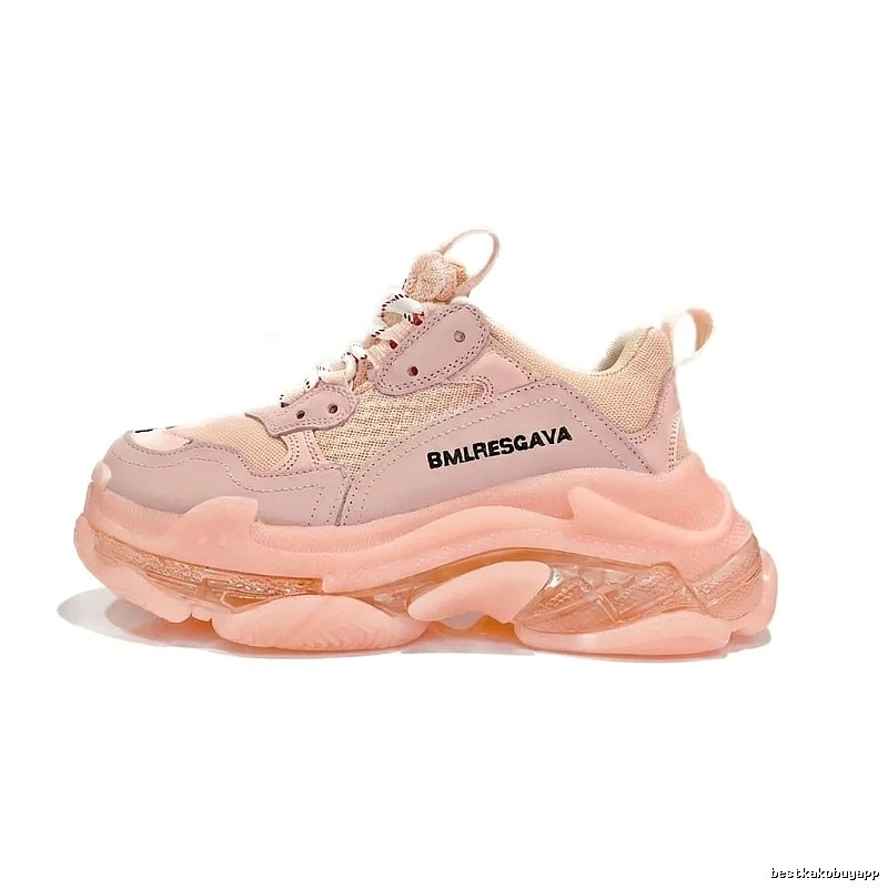 Balenciaga dad-style pink shoes
