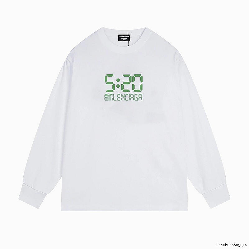 Balenciaga digital-style white T-shirt