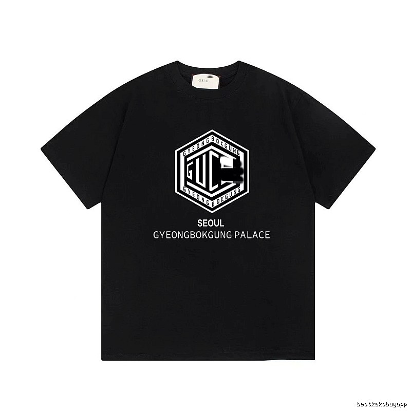 Balenciaga Graphic Printed Cool & Trendy Black Short-sleeve T-shirt
