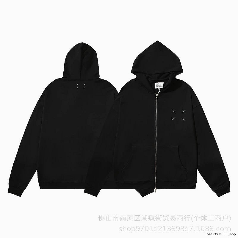 Balenciaga Logo Detail Logo hoodie Black Pullover Small with Functional Detail