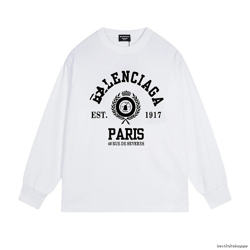 Balenciaga retro-style white T-shirt