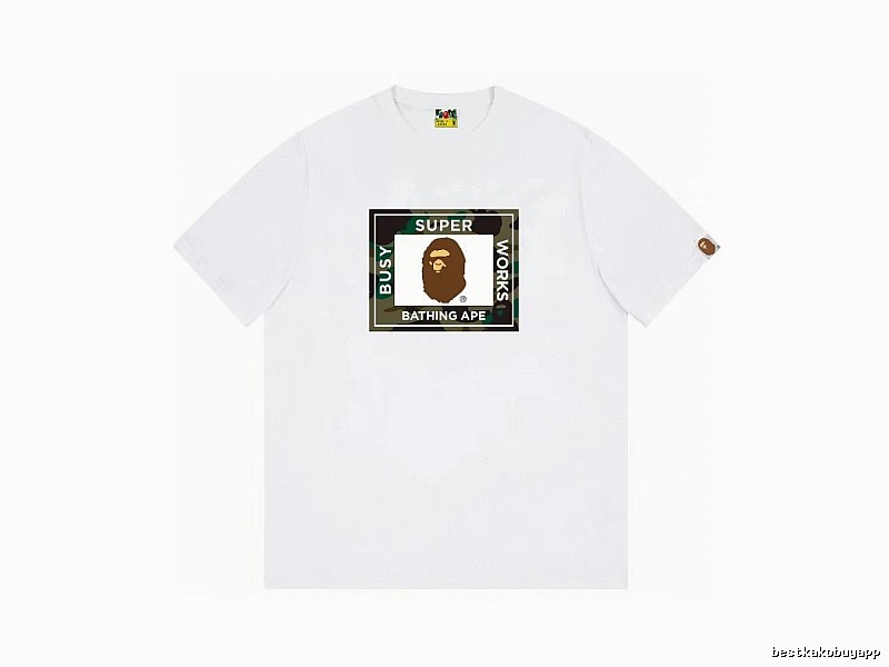 Bape Ape Head Camouflage Style Short-sleeve Shirt