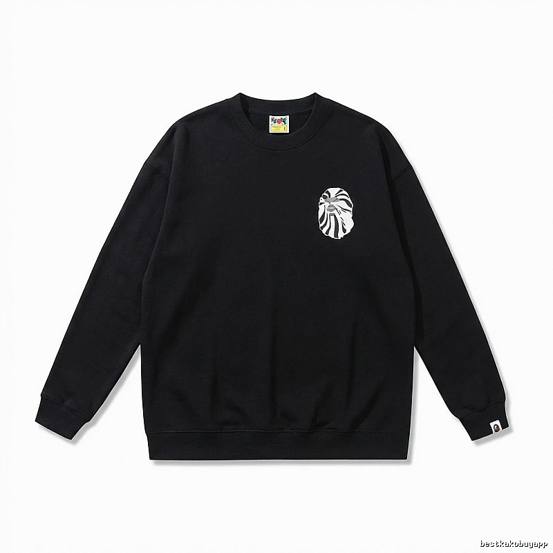 Bape Ape Head Casual Black Sweatshirt