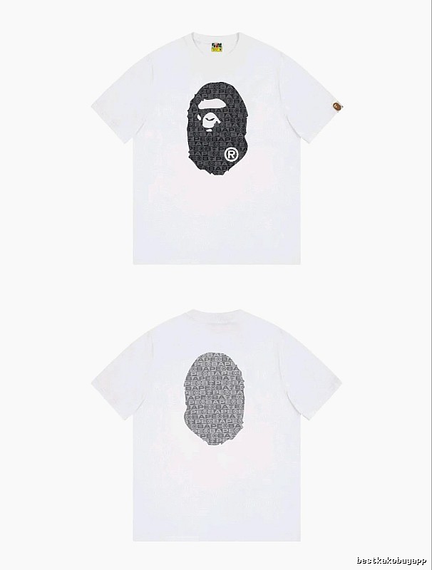 Bape Ape Head Simple White T-shirt