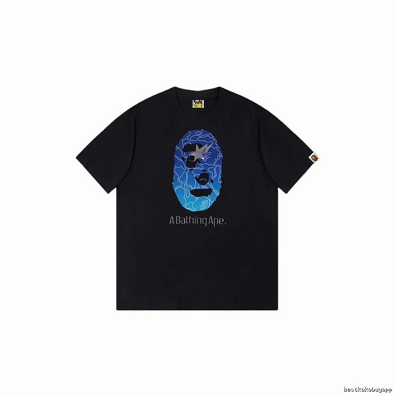 Bape Ape Head Trendy Cool Black T-shirt