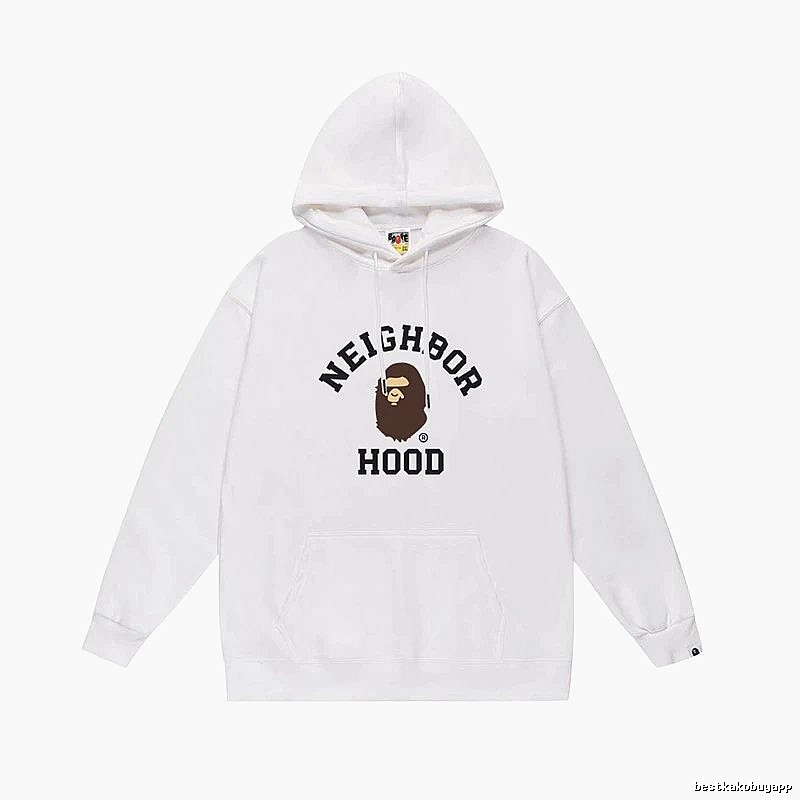 Bape Ape series white hoodie