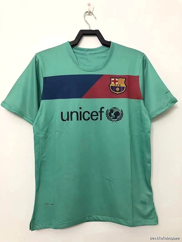 Barcelona Summer Retro soccer jersey Blue Red Barcelona with Clean Finish