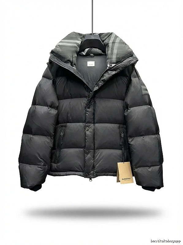 Black fashionable down jacket of Balenciaga