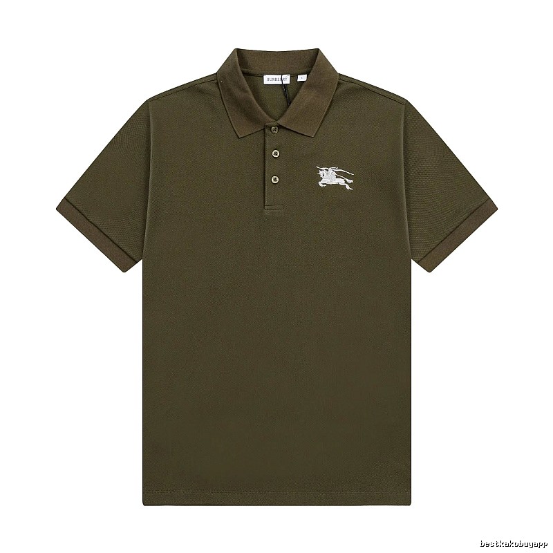 Burberry's retro-style polo shirt with the knight logo