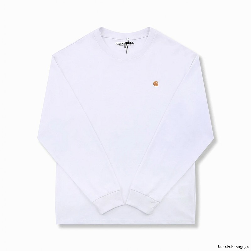 Carhartt classic simple style white sweatshirt