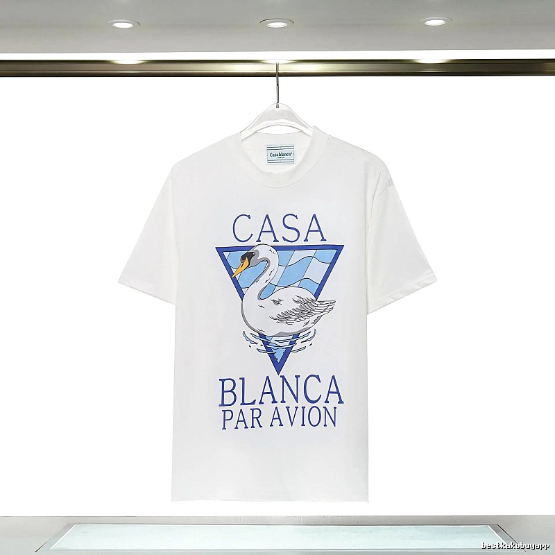 Casablanca Printed Fashionable White T-shirt