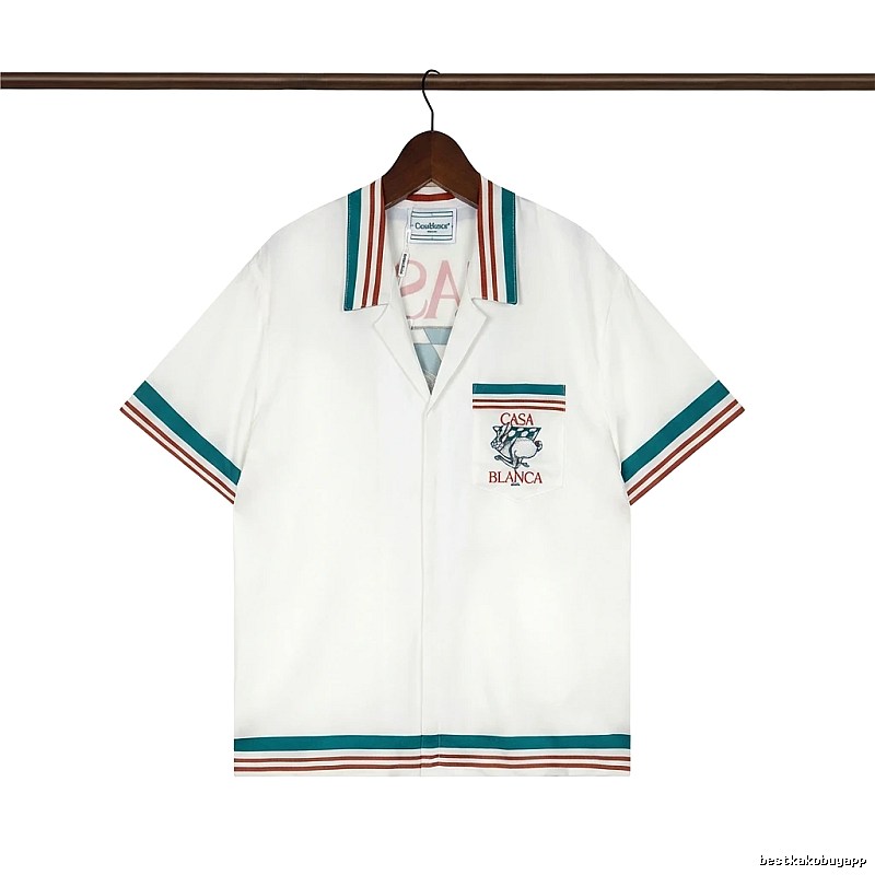 Casablanca retro-style white shirt