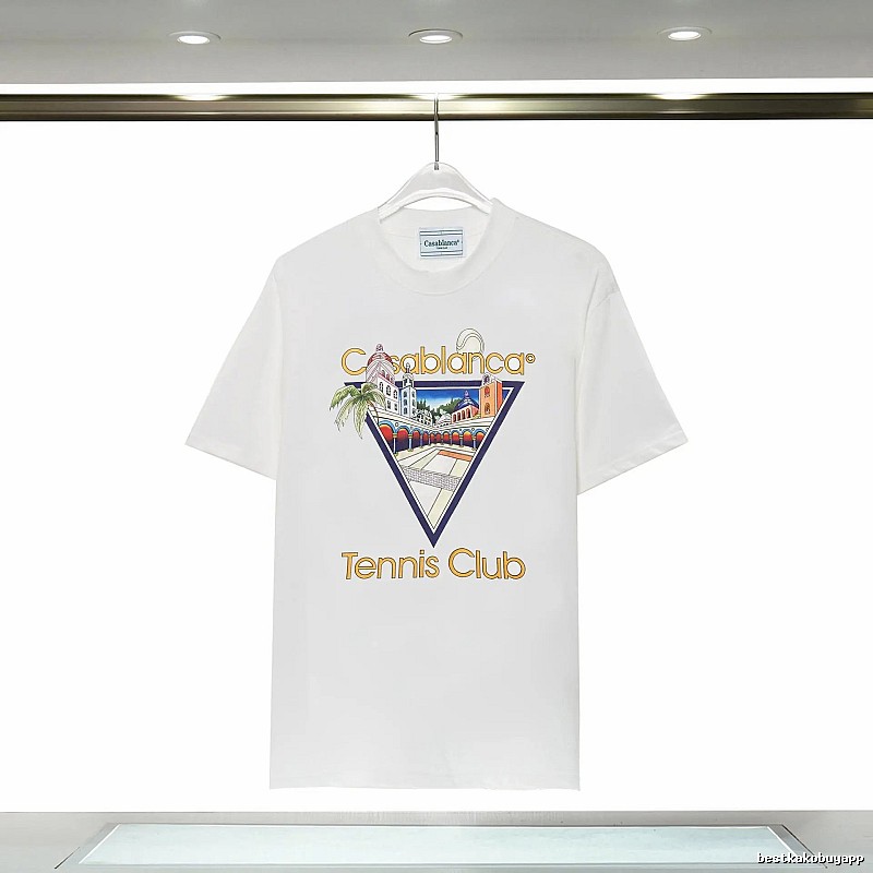 Casablanca retro style white T-shirt