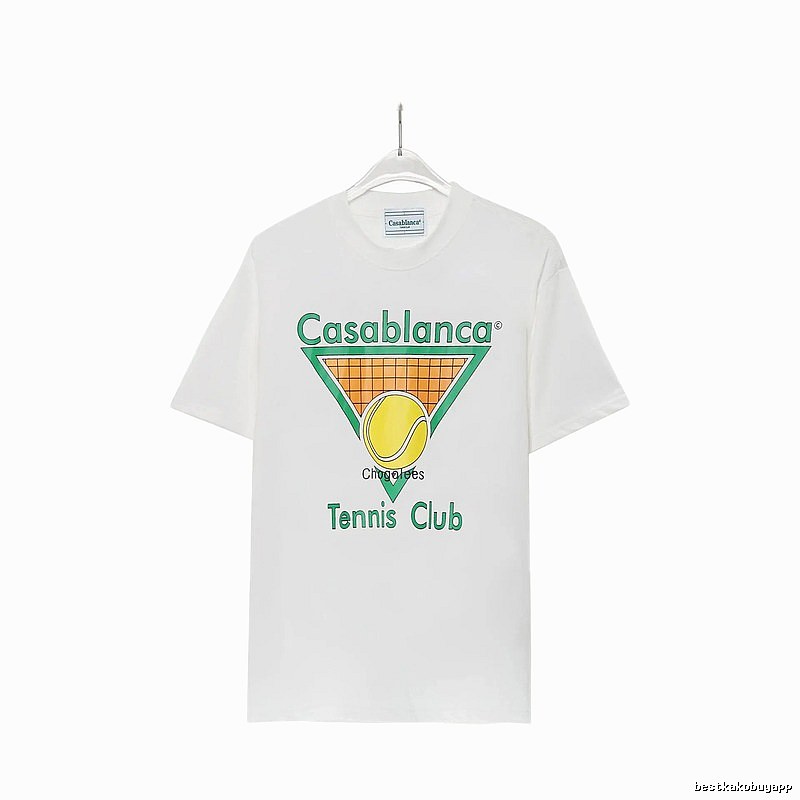 Casablanca Tennis Style White T-shirt