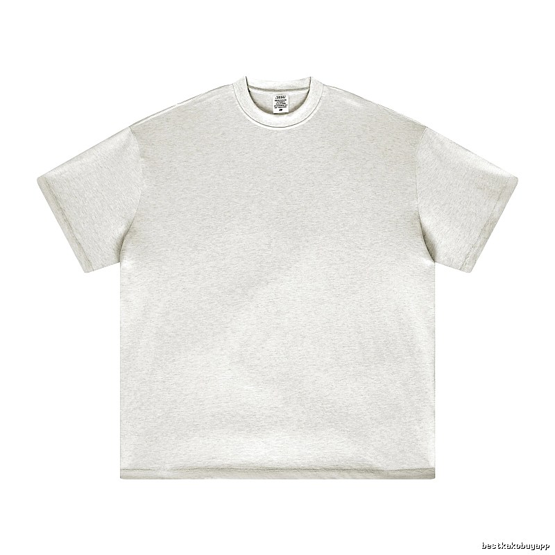 Casual Plain white T-shirt Minimal White Short for Streetwear Looks